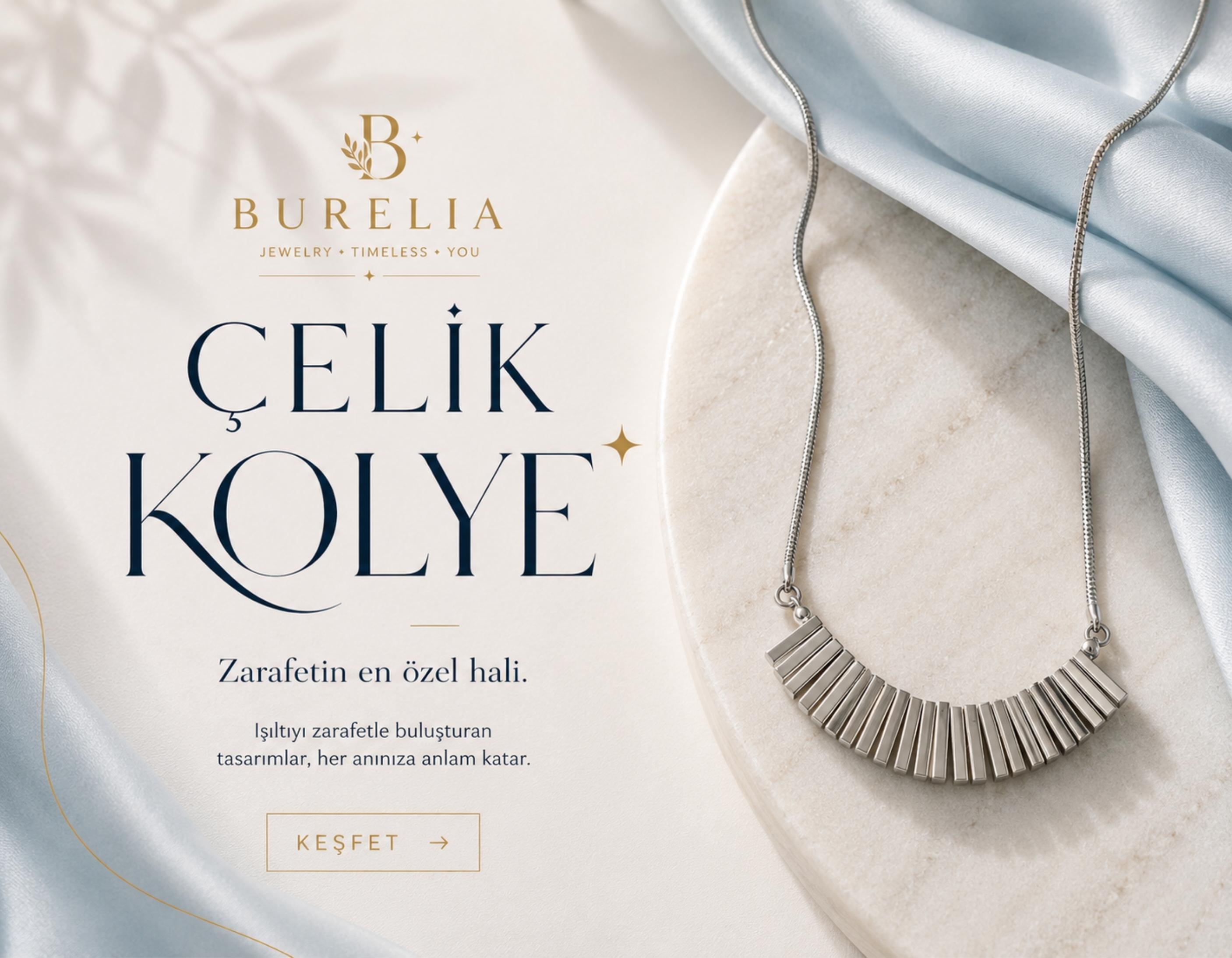 Çelik Kolye